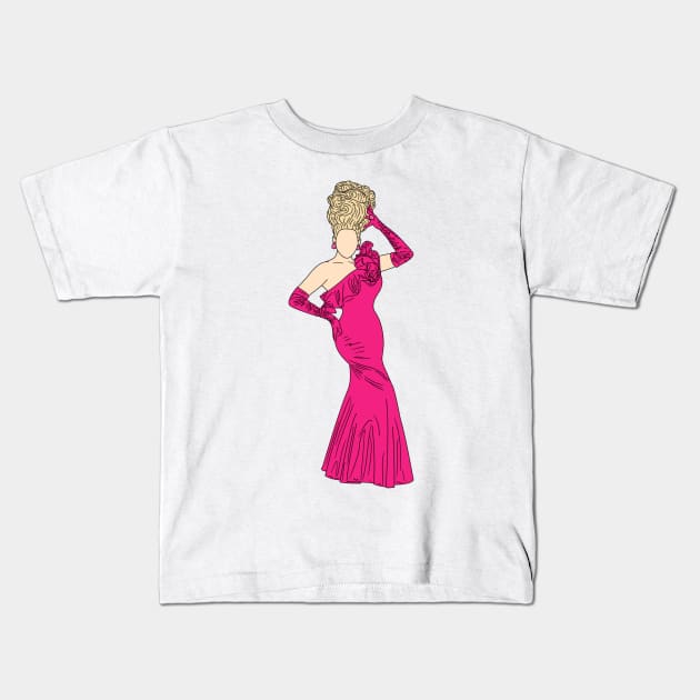 Trixie Mattel Kids T-Shirt by doctorbihcraft